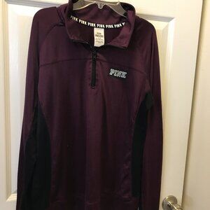 PINK ULTIMATE VICTORIALS SECRET 1/4 PULLOVER